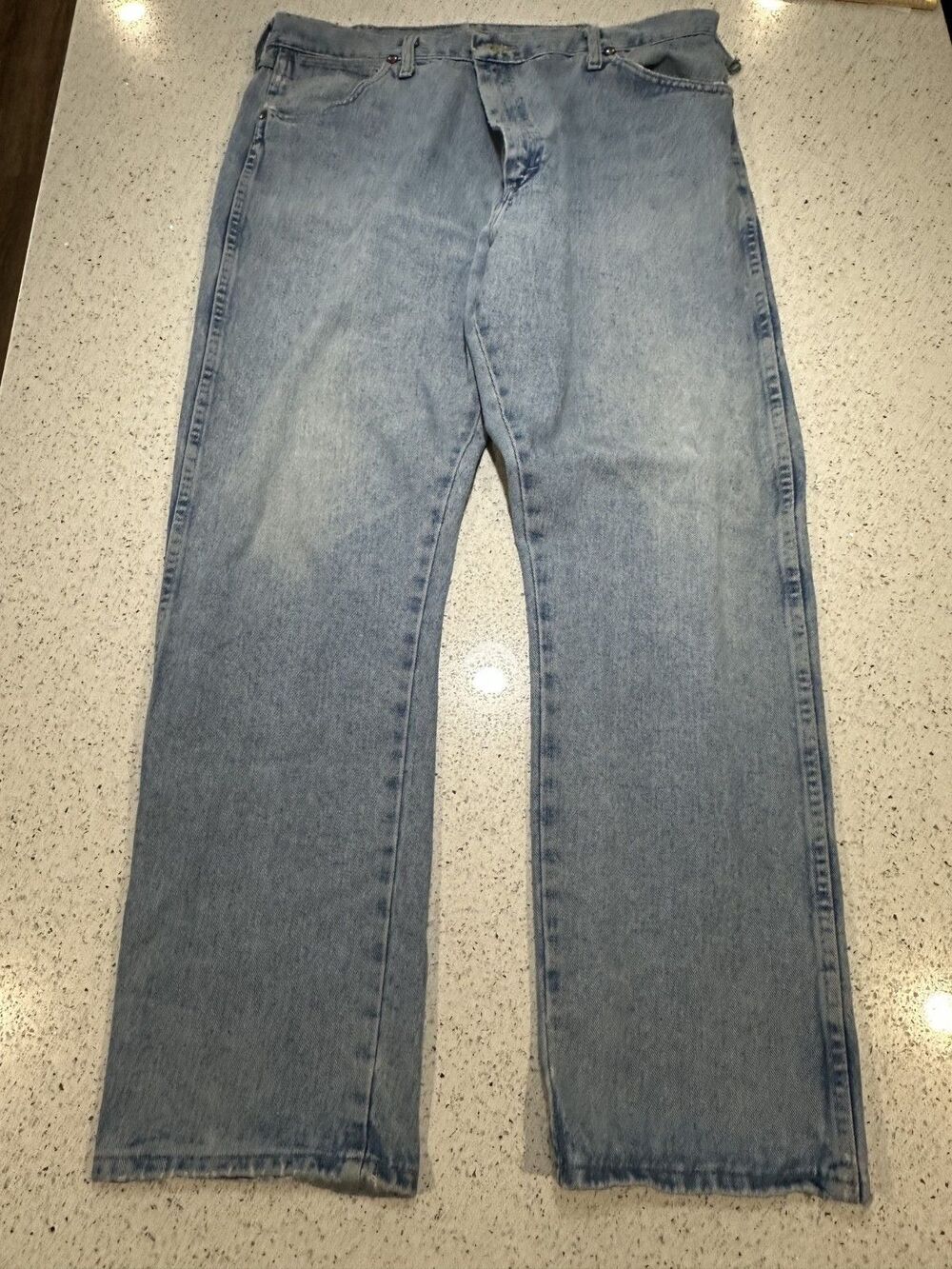 Wrangler Jeans Mens 40x32 Cowboy Cut  Original Fit Antique Blue 13MWZAW
